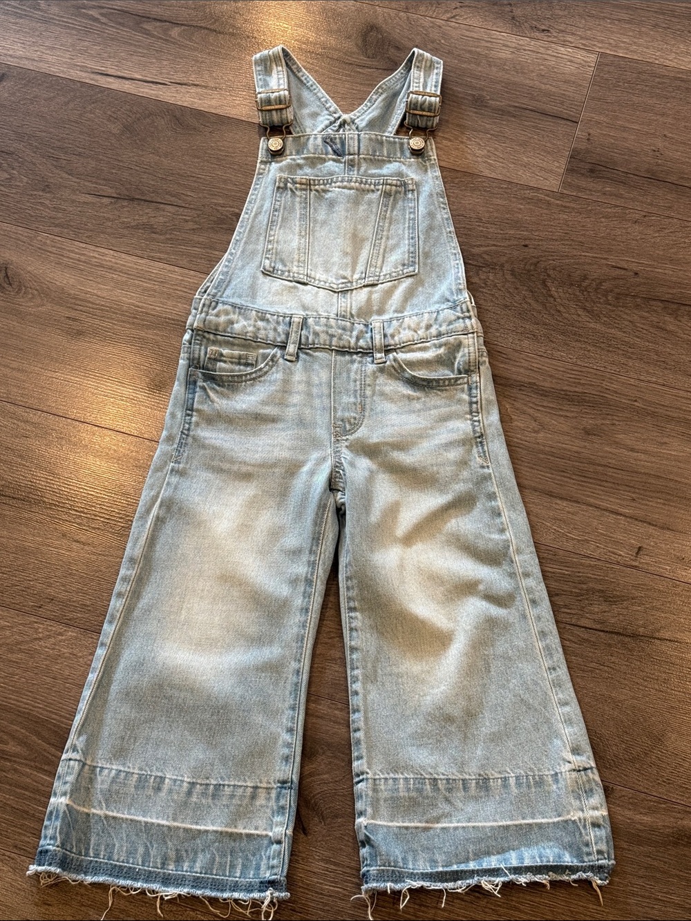 GAP Light Wash Denim Overalls - Light Blue Slightly distressed adorable girly